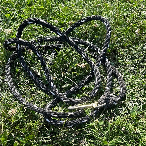 Black and White Braided Rope - Picture 1 of 4
